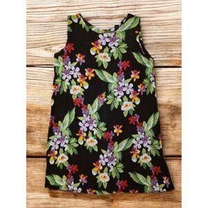 Hibiscus Collection Hawaii Dress One Size Lightweight 100% Rayon Tropical Floral
